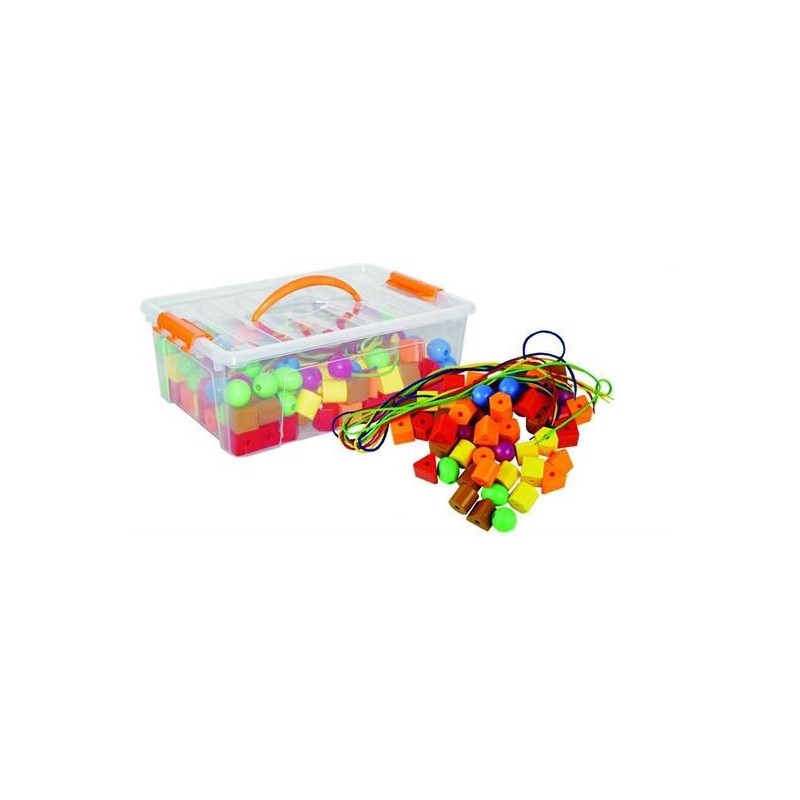 PERLE DA INFILARE GRANDI CM.4 - BAULETTO 100 PEZZI