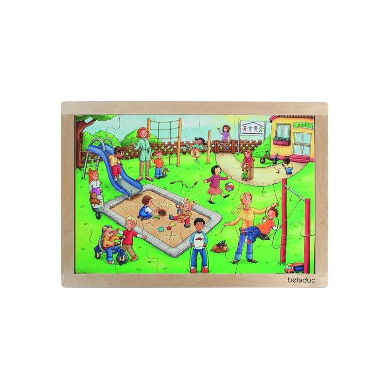 PUZZLE LEGNO SCUOLA DELL'INFANZIA