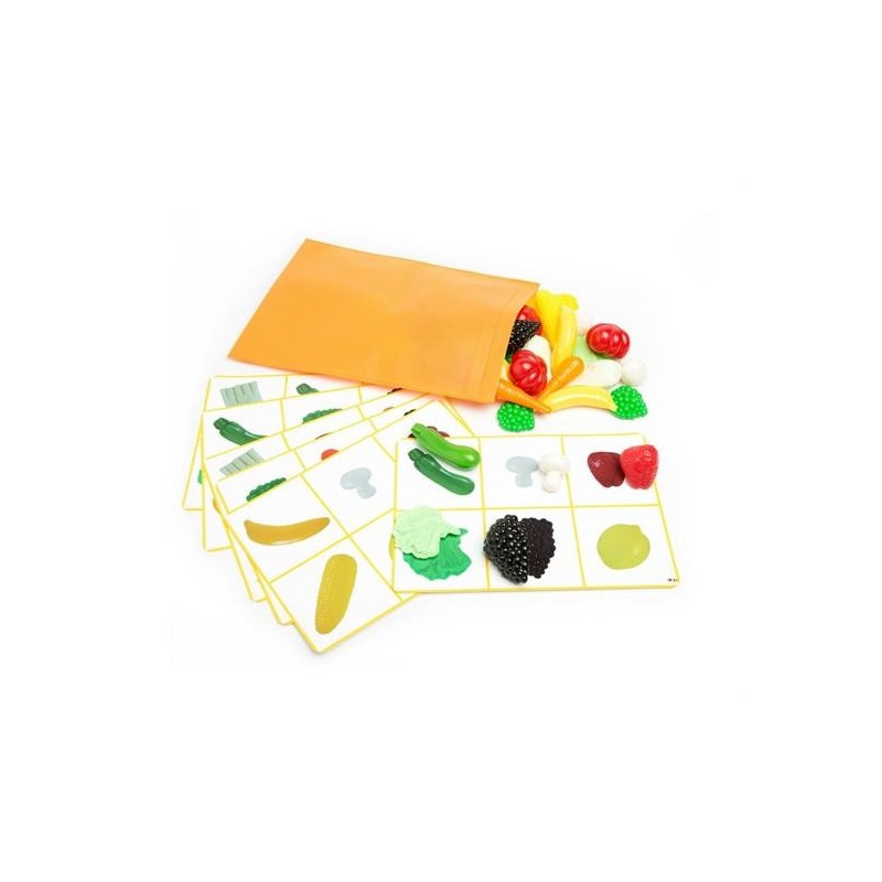TOMBOLA TACTI FRUTTA E VERDURA 36 PZ