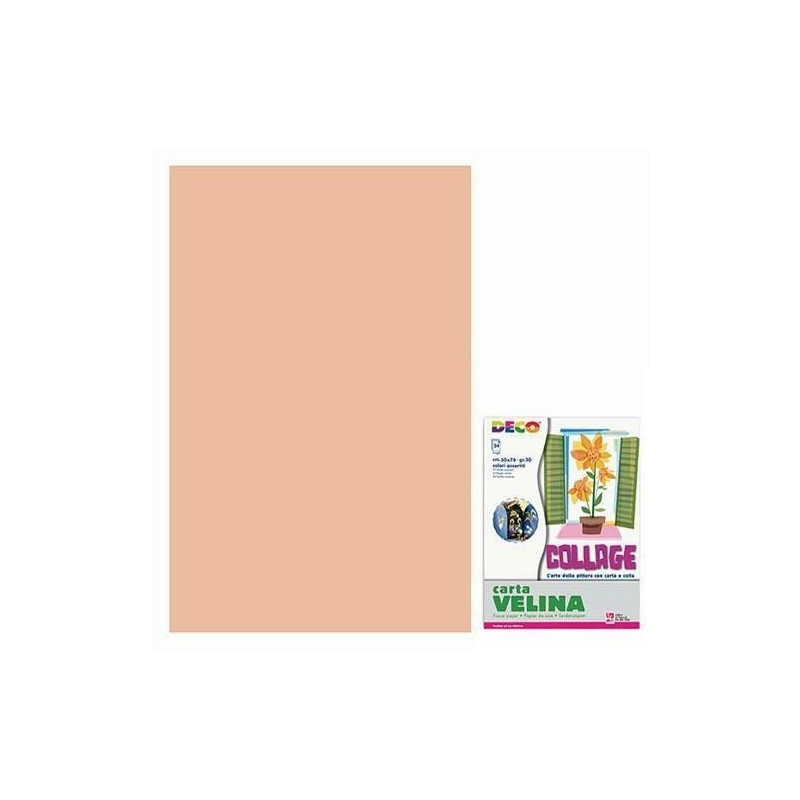 CARTA VELINA FG. 24 50X76 ROSA CARNE