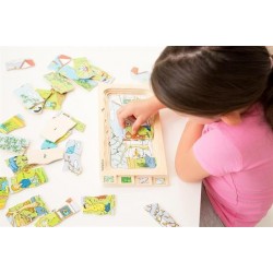 PUZZLE A STRATI LE STAGIONI