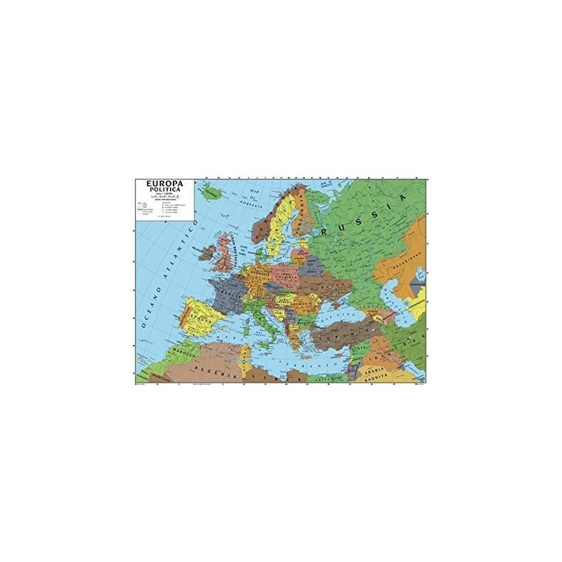 CARTE GEOGRAFICA DOPPIA 100X140 CAMPANIA