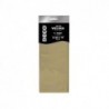 CARTA VELINA METALLIZZATA CM.50X76 FG.5 ARGENTO