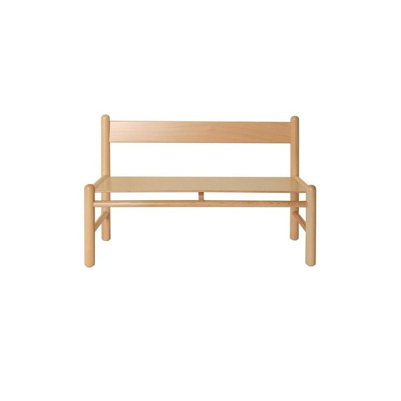 PANCA CON SCHIENALE 90 CM 31 cm COLORE NATURALE