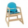 SEGGIOLONE PER PAPPA 36X48X65 SEDUTA 32 IMPILABILE COL. VERDE