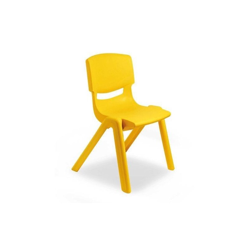 SEDIA PER SCUOLE MATERNE IN PPL SEDUTA CM.26 - GIALLO