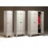 SPOGLIATOIO IN METALLO A 1 POSTO - CM.38X47X180H