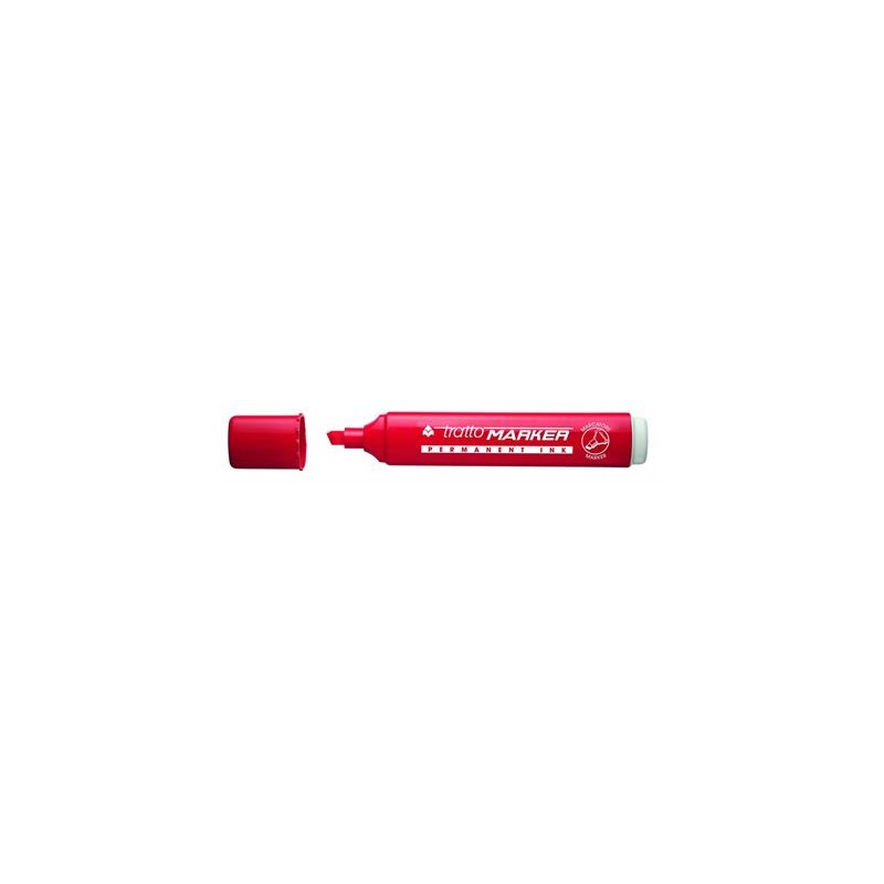 PENNARELLO INDELEBILE TRATTO MARKER P.SCALPELLO ROSSO