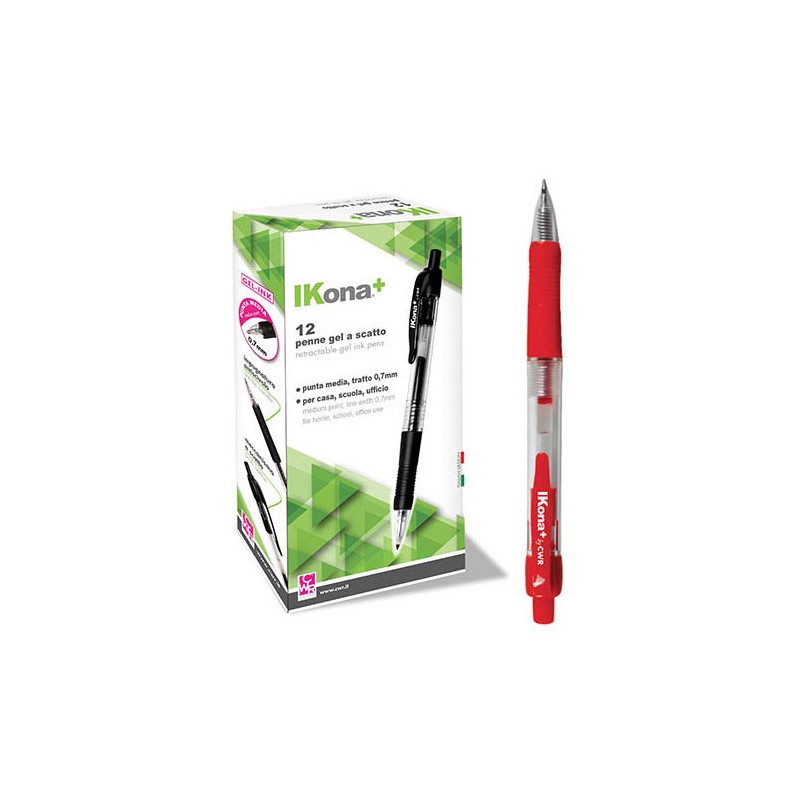 PENNA GEL A SCATTO ROSSO