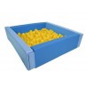 PISCINA PER PALLINE CM.200X200X30h SPESSORE CM.15 AZZURRO BLU