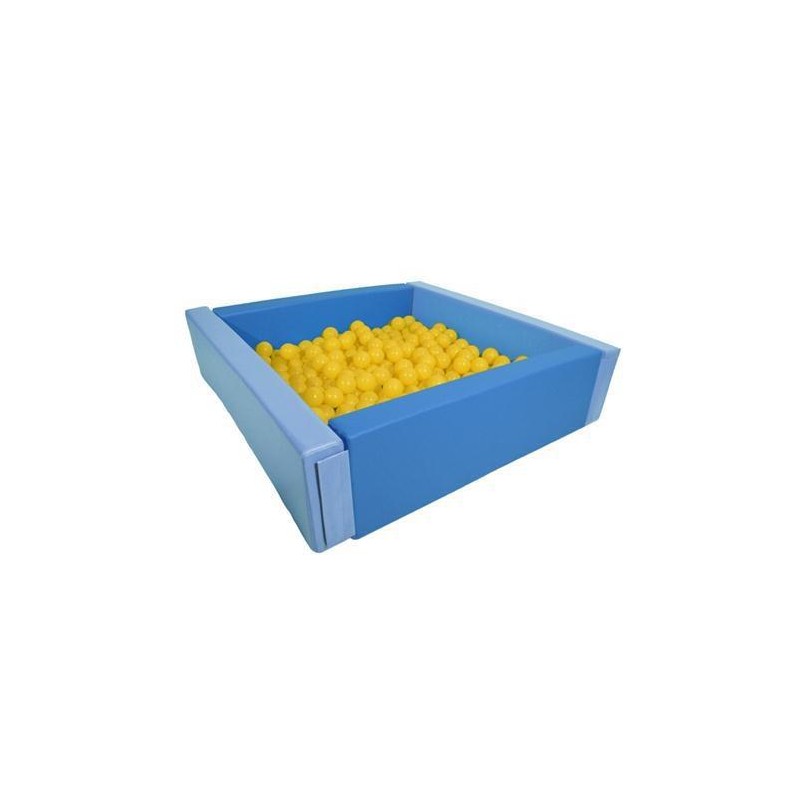 PISCINA PER PALLINE CM.200X200X60h SPESSORE CM.15 AZZURRO/BLU
