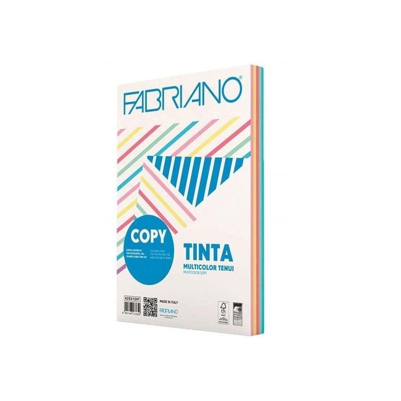 CARTA FOT. A4 TINTE TENUI\4 COL. GR.80 200FG