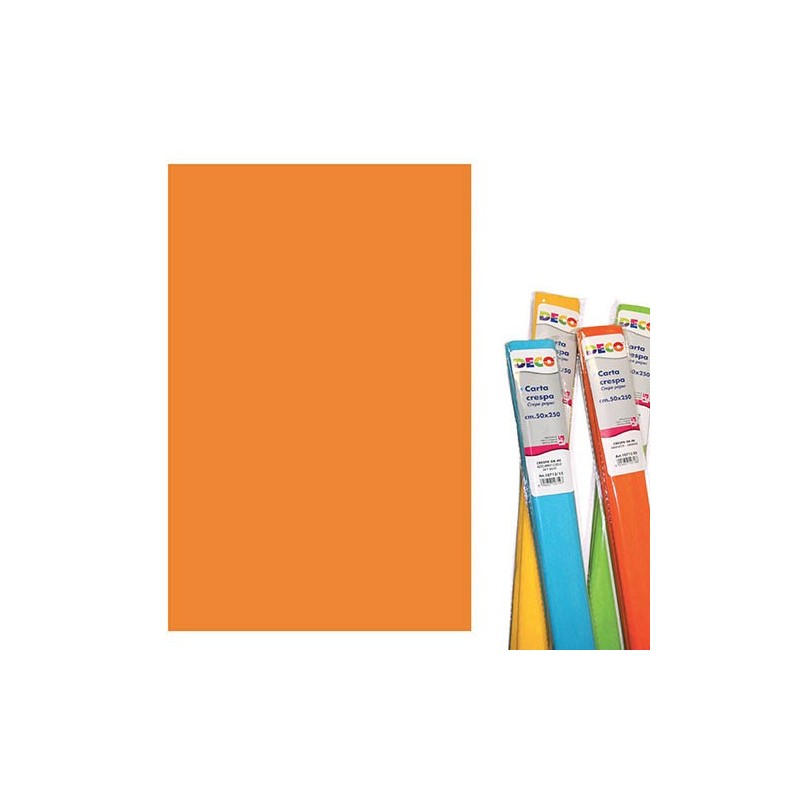 CARTA CRESPA GR. 60 ARANCIO