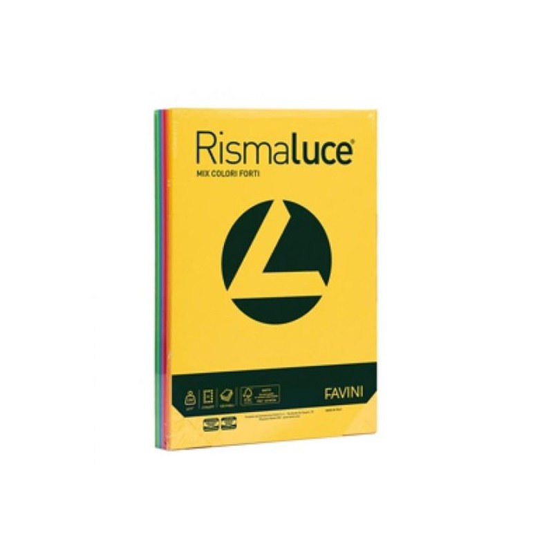 RISMALUCE A4 GR. 90 FG. 300 8 COL. FORTI