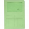 CARTELLINA C/FINESTRA PZ.50 VERDE