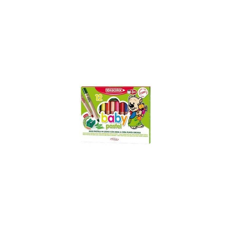 MATITONI BABY PASTEL FIBRACOLOR 12 COLORI