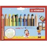 MATITONI STABILO WOODY 3 IN 1 10 COLORI