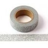 NASTRO ADESIVO GLITTER ARGENTO MM15X5MT