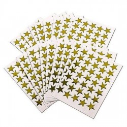 STELLE ADESIVE ORO FG.6...