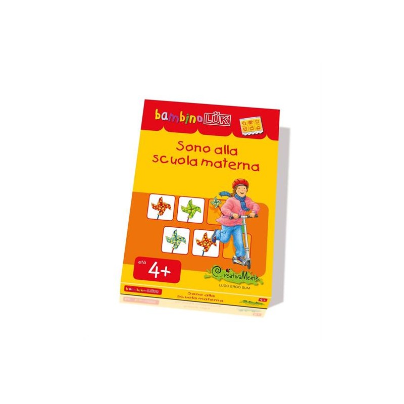 BAMBINO LUK SONO ALLA SCUOLA MATERNA