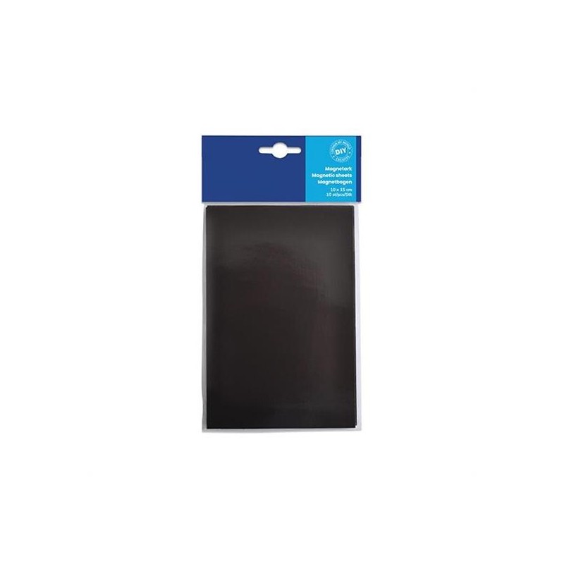 FOGLIO MAGNETICO ADESIVO CM. 10X15 PZ.10