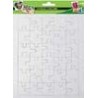 CARTONE DA DECORARE PUZZLE RETTANGOLARE CM.20X13 PZ.10