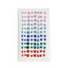 STRASS DECORATIVI AUTO ADESIVI PIETRE PREZIOSE PZ. 96