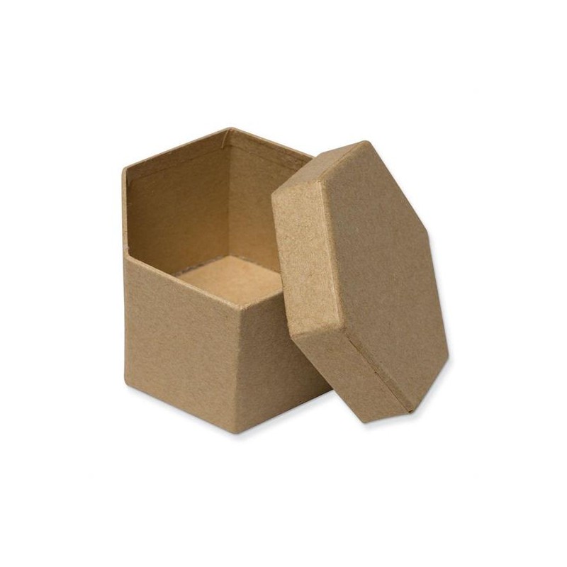 CARTONE DA DECORARE SCATOLA ESAGONALE MM.75X50