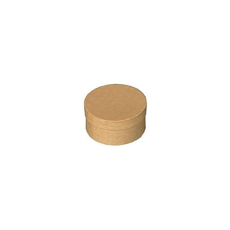 CARTONE DA DECORARE SCATOLA ROTONDA Ø70