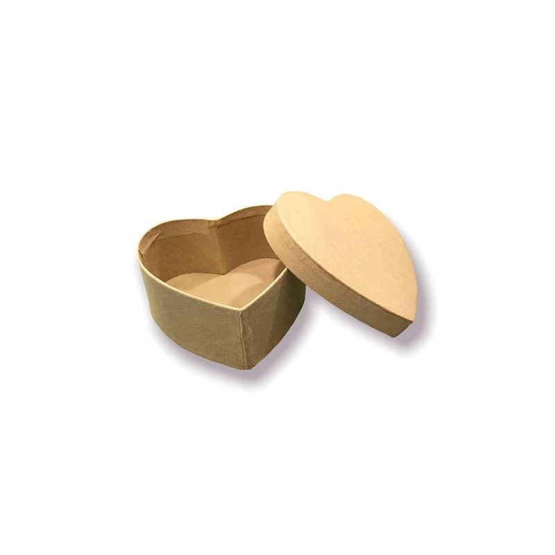 CARTONE DA DECORARE SCATOLA CUORE MM.105X95X60H