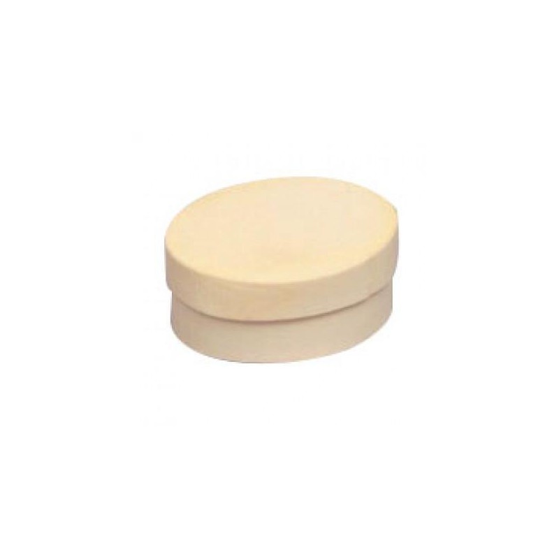LEGNO DA DECORARE SCATOLA OVALE CM. 9X12X5