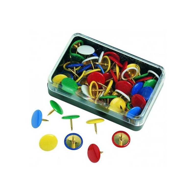 PUNTINE DISEGNO COLORATE PLASTIF. PZ. 500