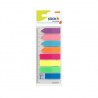 SEGNAPAGINA PLASTICO ADESIVO FG. 200 8 COL. ASS. 12X45