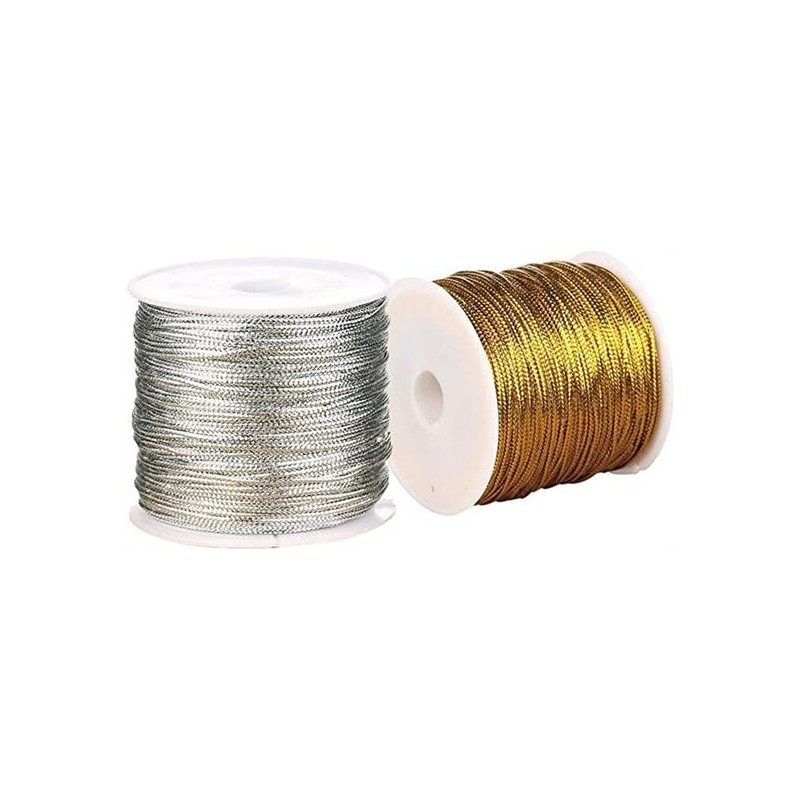 CORDONCINO METALLIZZATO Ø13 MT.10 ARGENTO