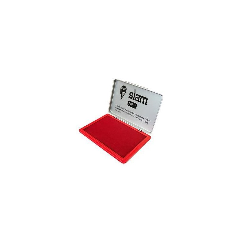 CUSCINETTO PER TIMBRI IN GOMMA 8X12 ROSSO