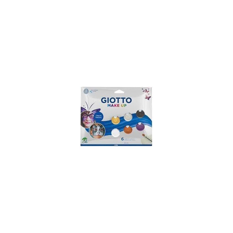 GIOTTO MAKE UP SET 6 OMBRETTI COL. METALLICI
