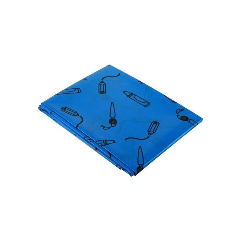TOVAGLIA IN PLASTICA CM. 150X150 BLU ATTIVITA'