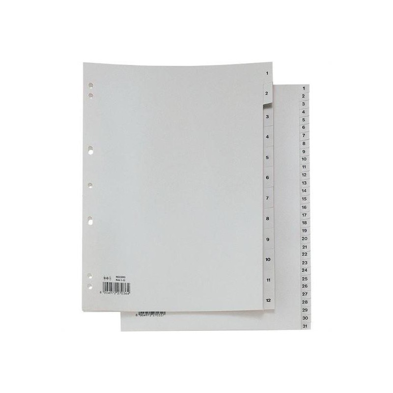 DIVISORI NUMERICI PPL 1-31 TASTI 31