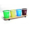 CARRELLO CON CESTINI